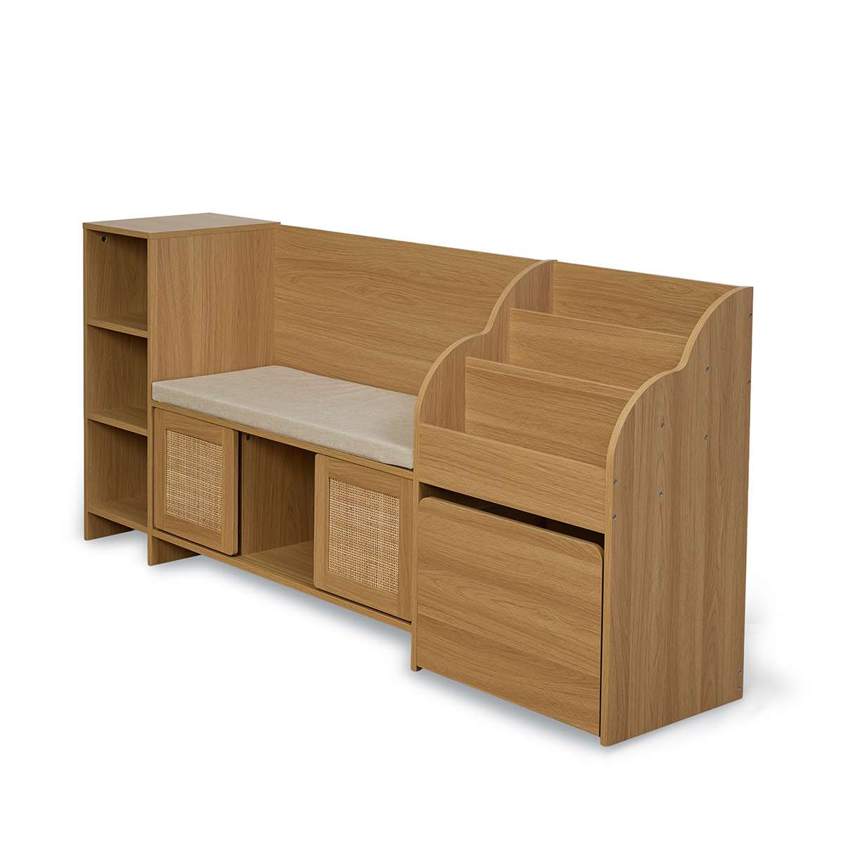 Elliot Storage and Book Nook - Natural