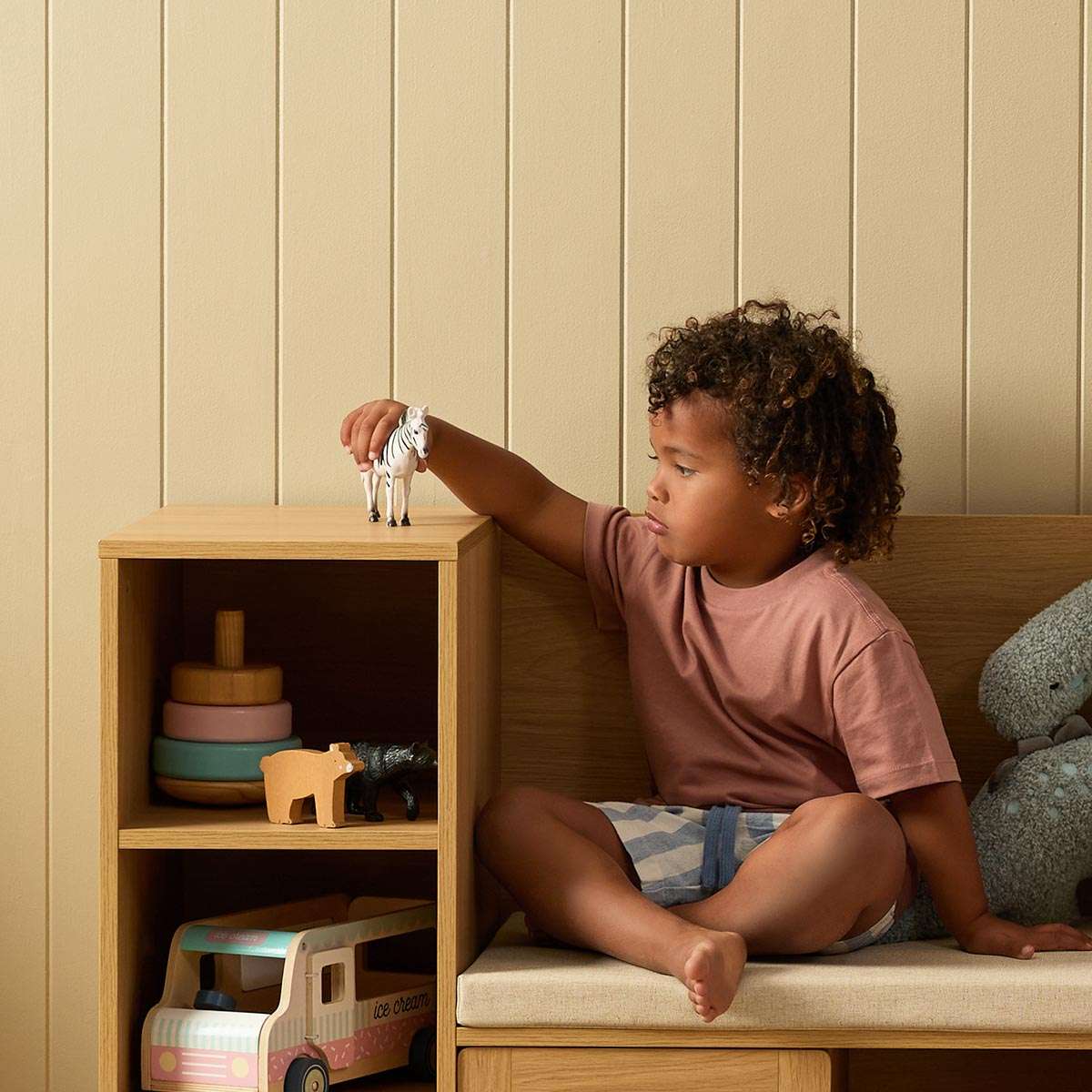 Elliot Storage and Book Nook - Natural