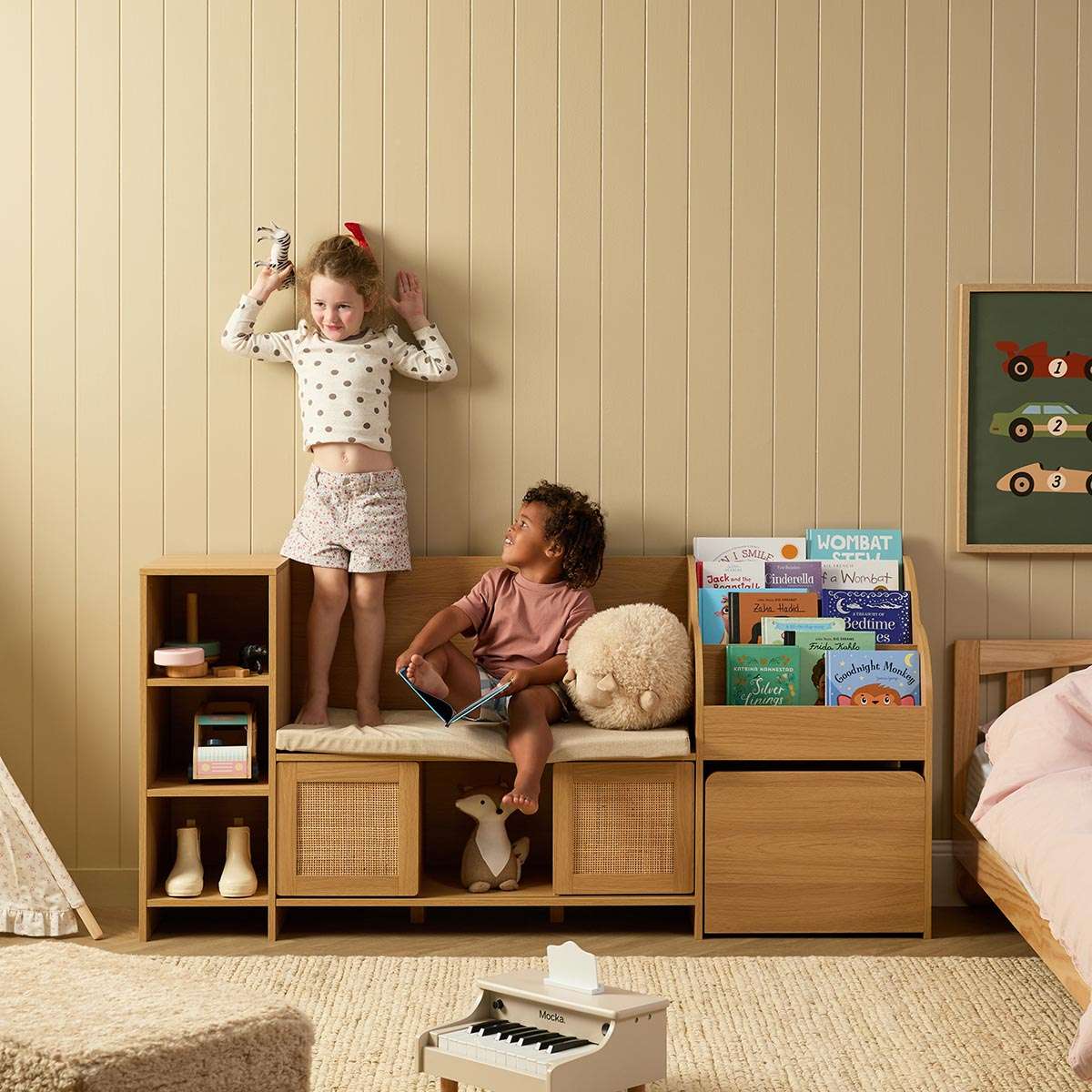 Elliot Storage and Book Nook - Natural