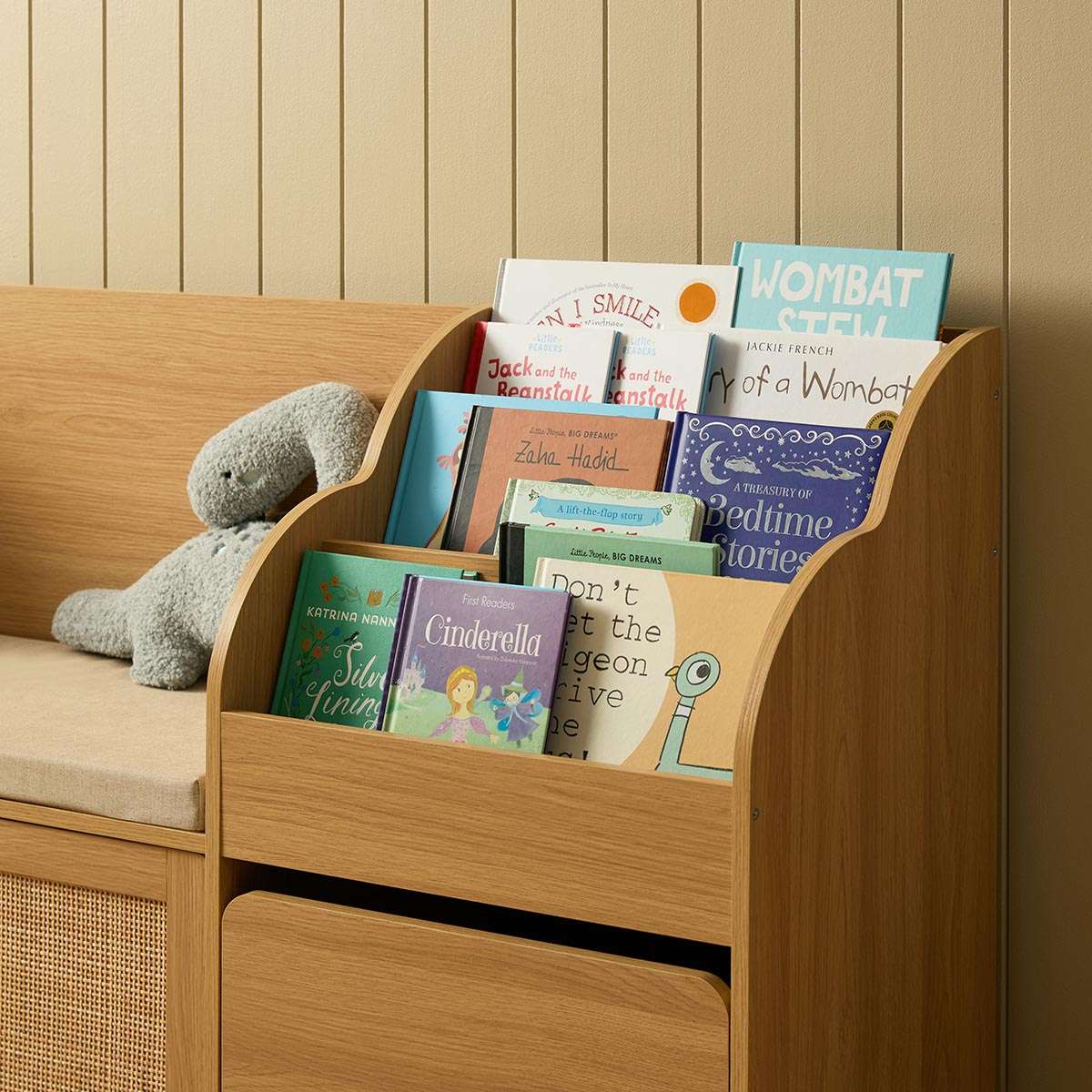 Elliot Storage and Book Nook - Natural