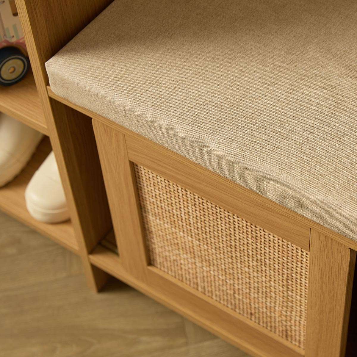 Elliot Storage and Book Nook - Natural