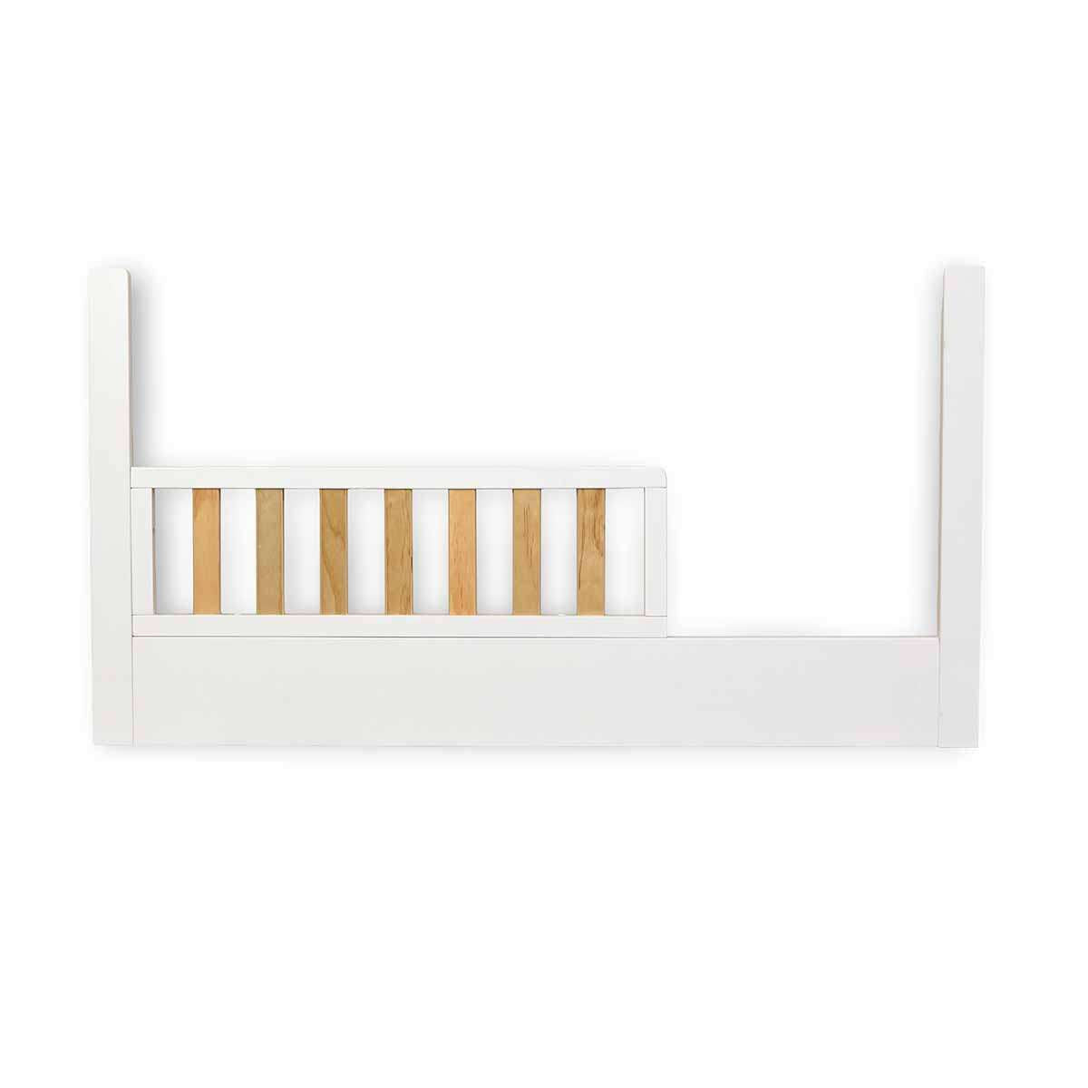 Blake Cot Toddler Bed Half Frame - White/Natural