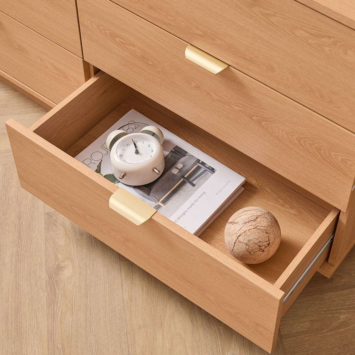 Dune Six Drawer - Natural