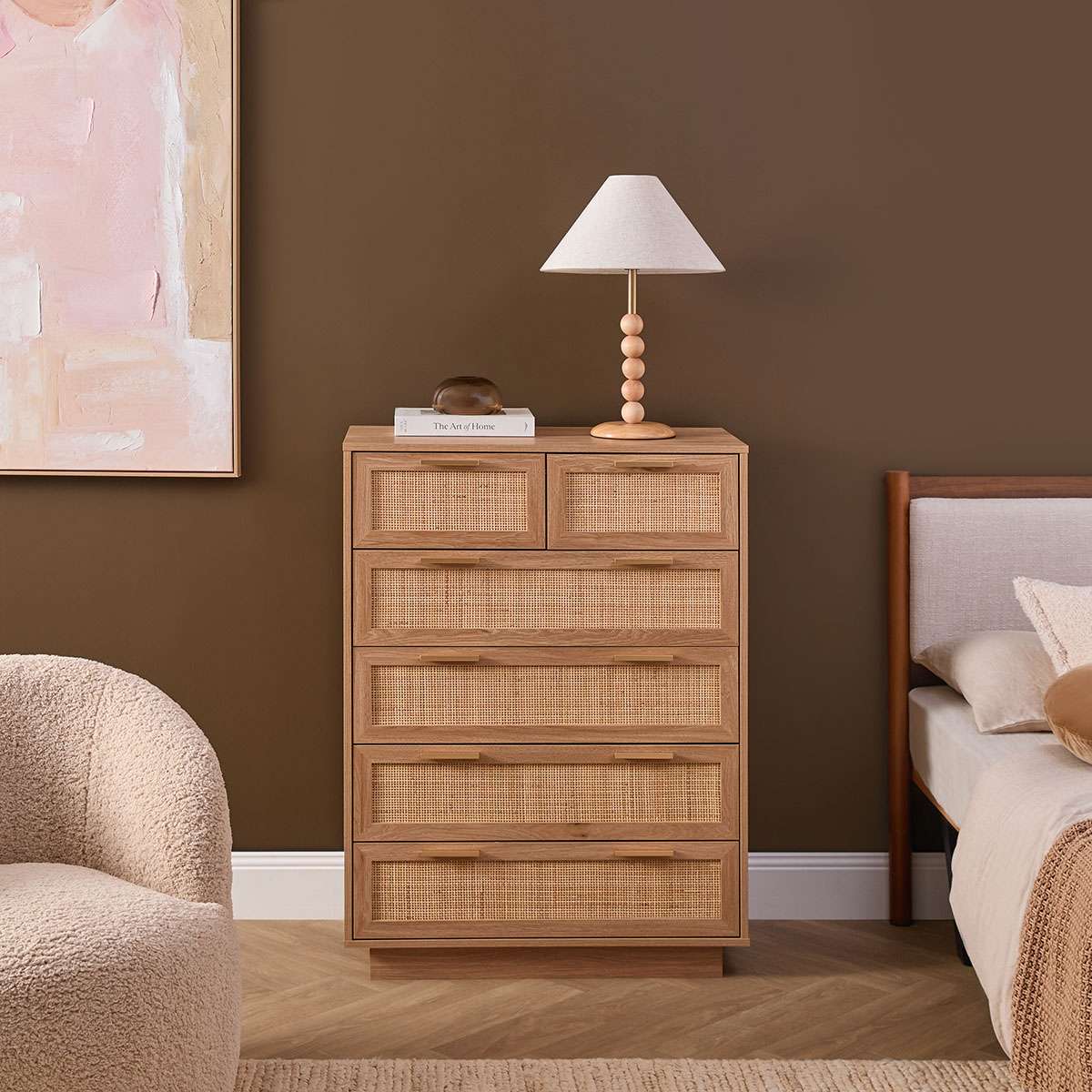 Noosa Rattan Tallboy - Natural