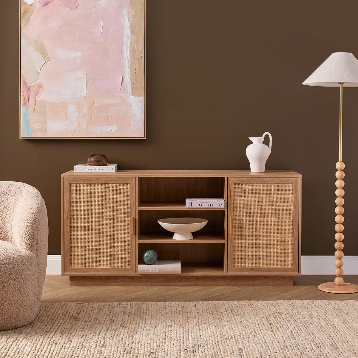 Noosa Rattan Buffet - Natural