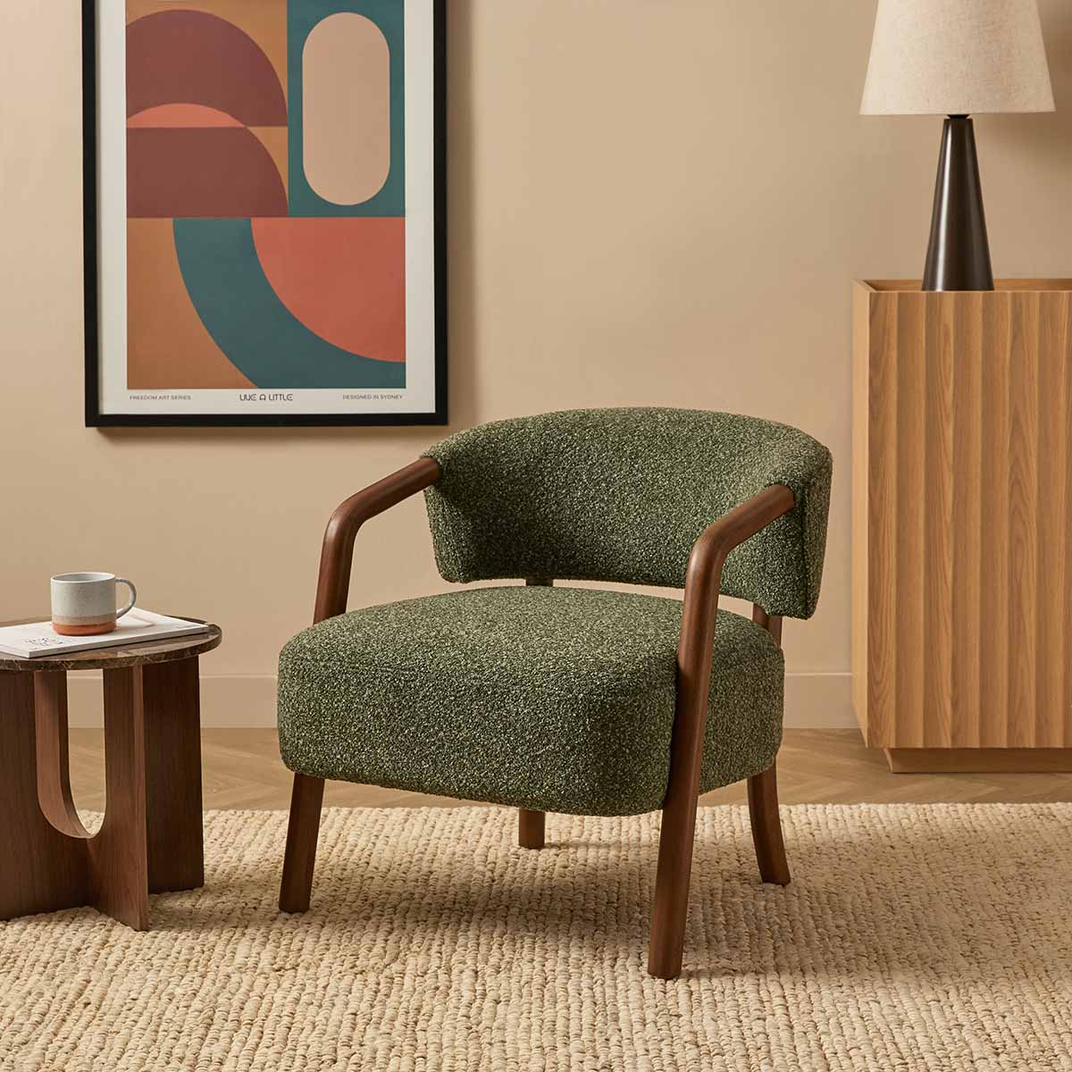 Conrad Occasional Chair - Dark Green