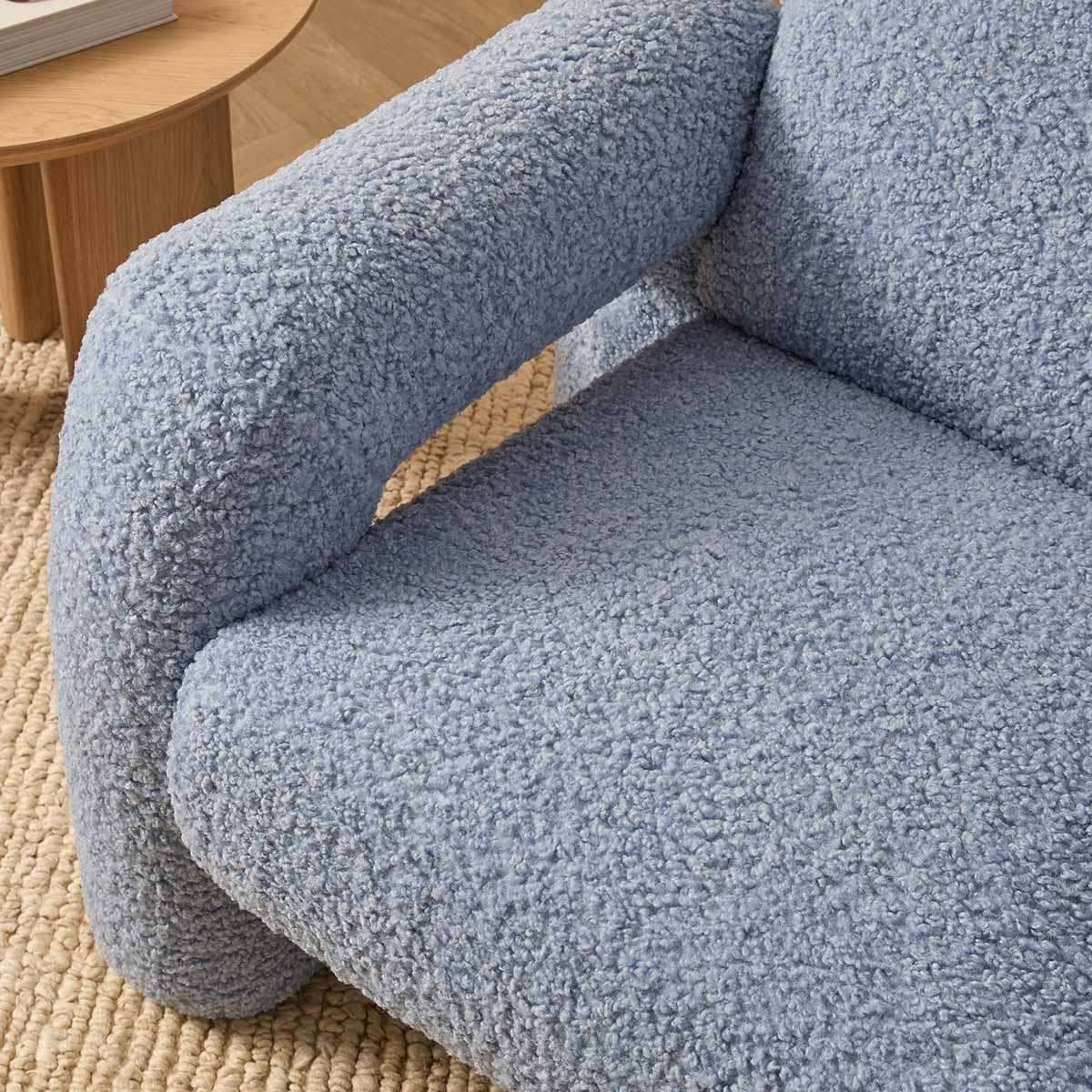 Felix Teddy Occasional Chair - Pale Blue
