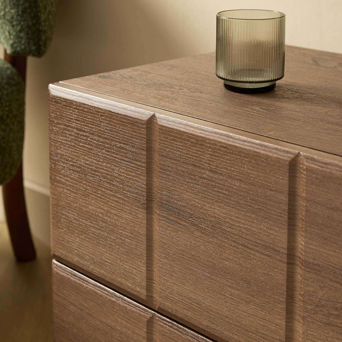 Sonny Checkerboard Bedside - Walnut