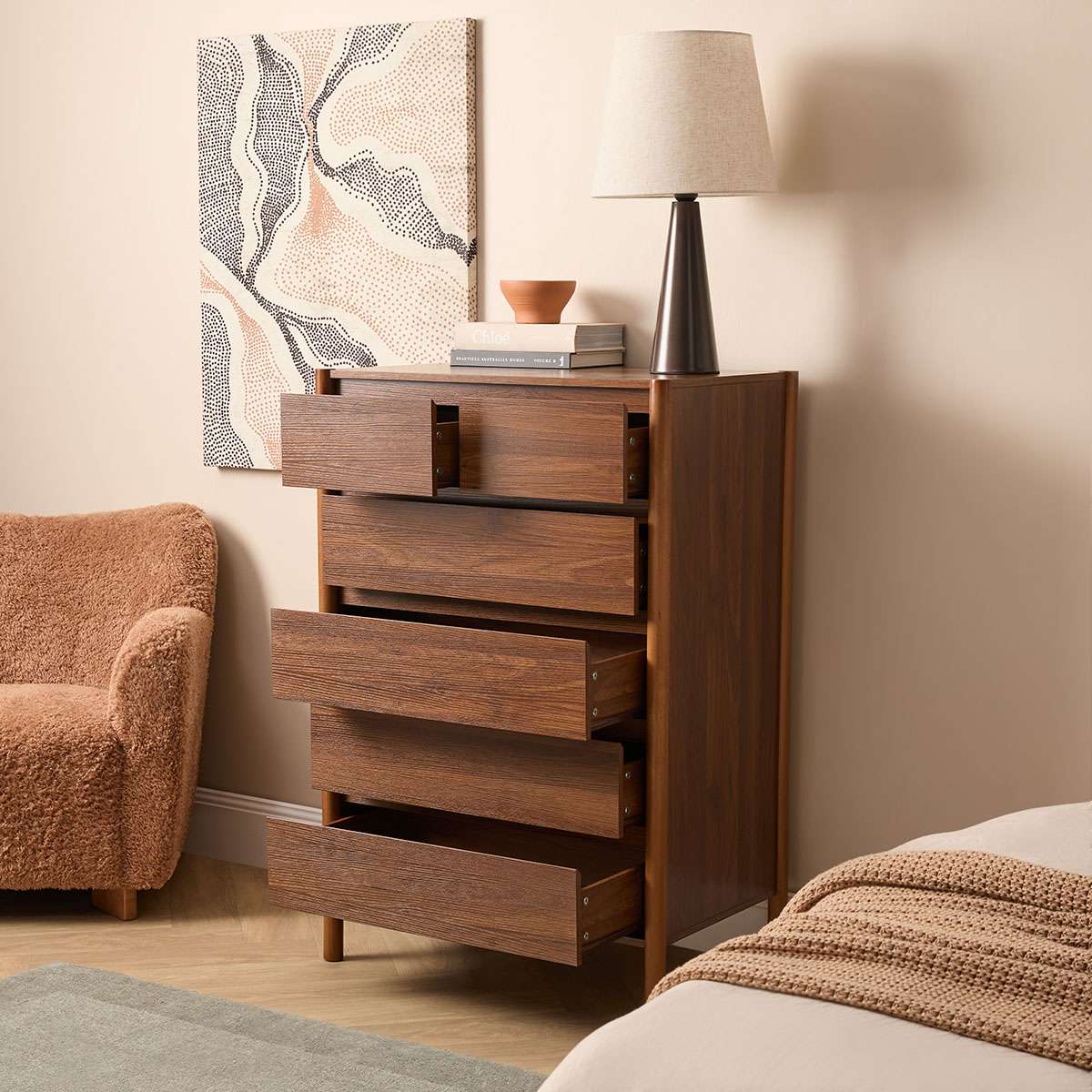 Blair Tallboy - Walnut