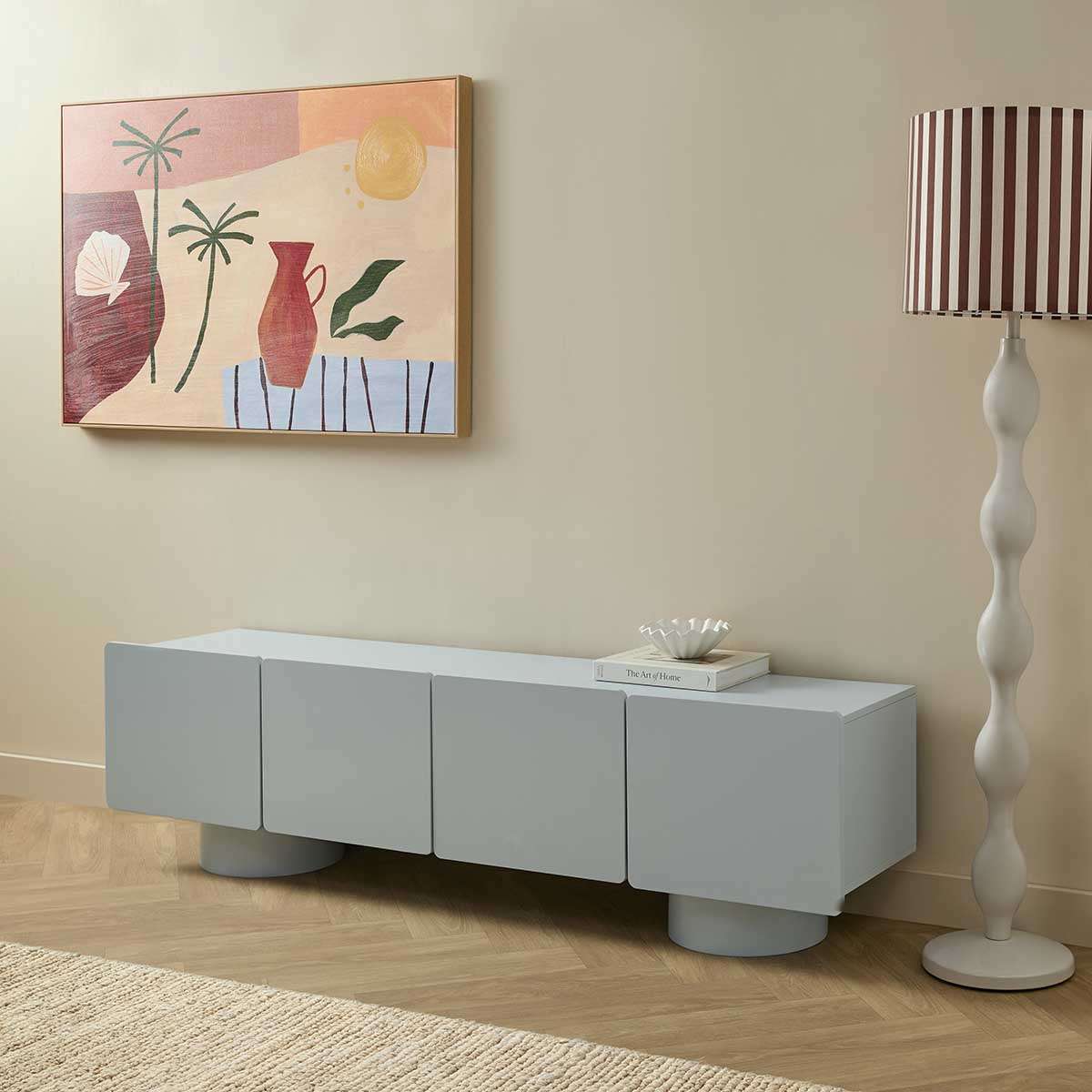 Robbie Entertainment Unit - Pale Blue