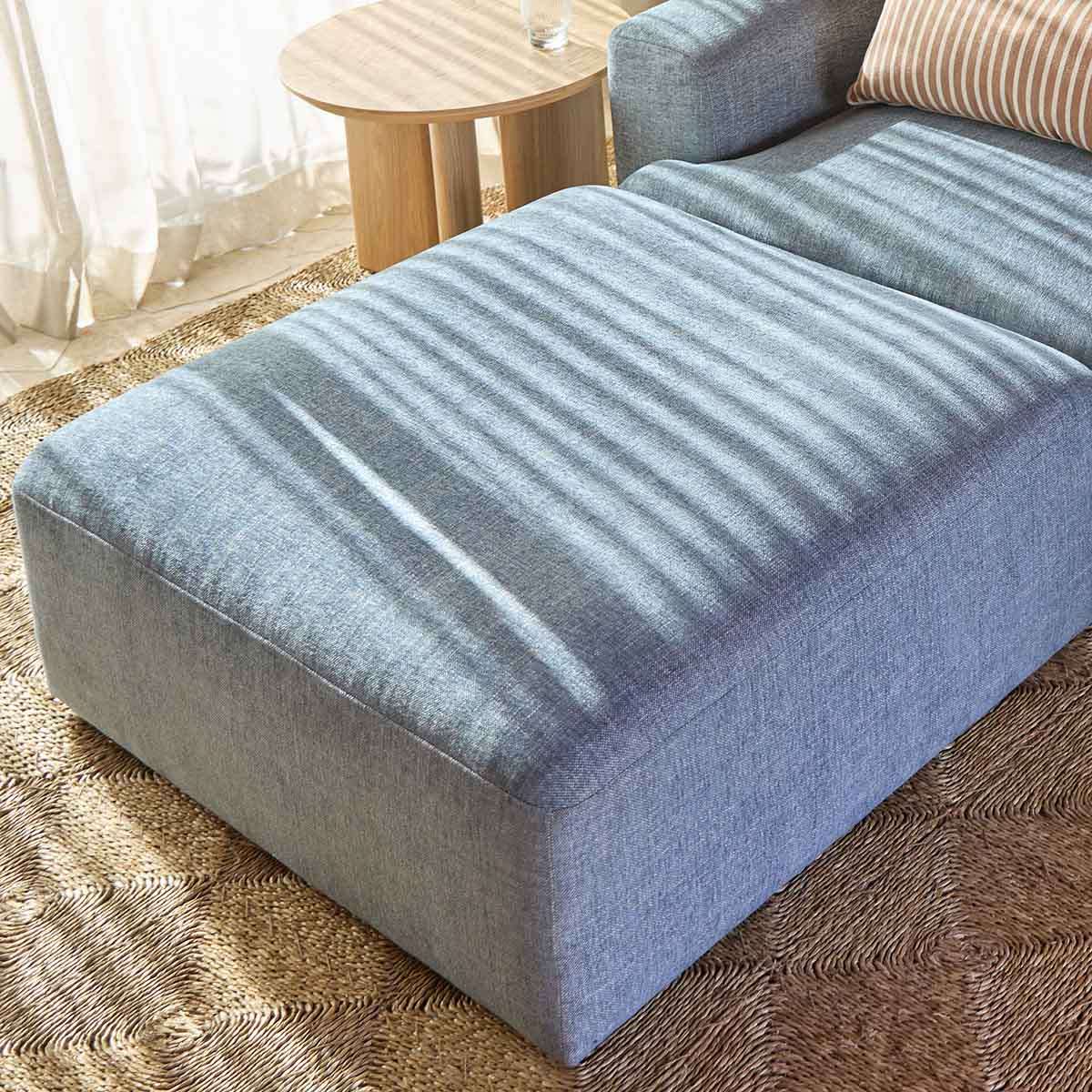 Dylan Large Ottoman - Blue