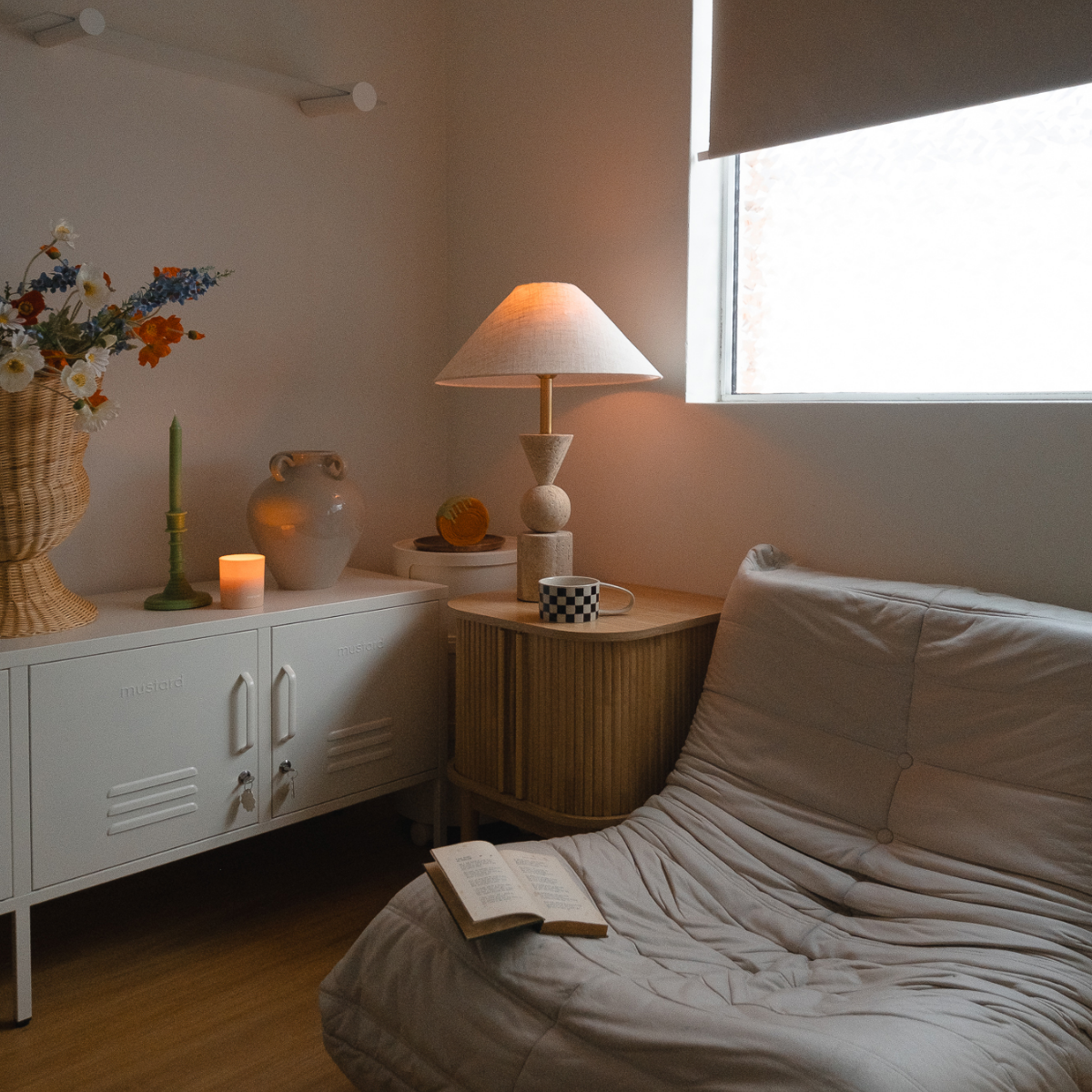 Travertine Table Lamp