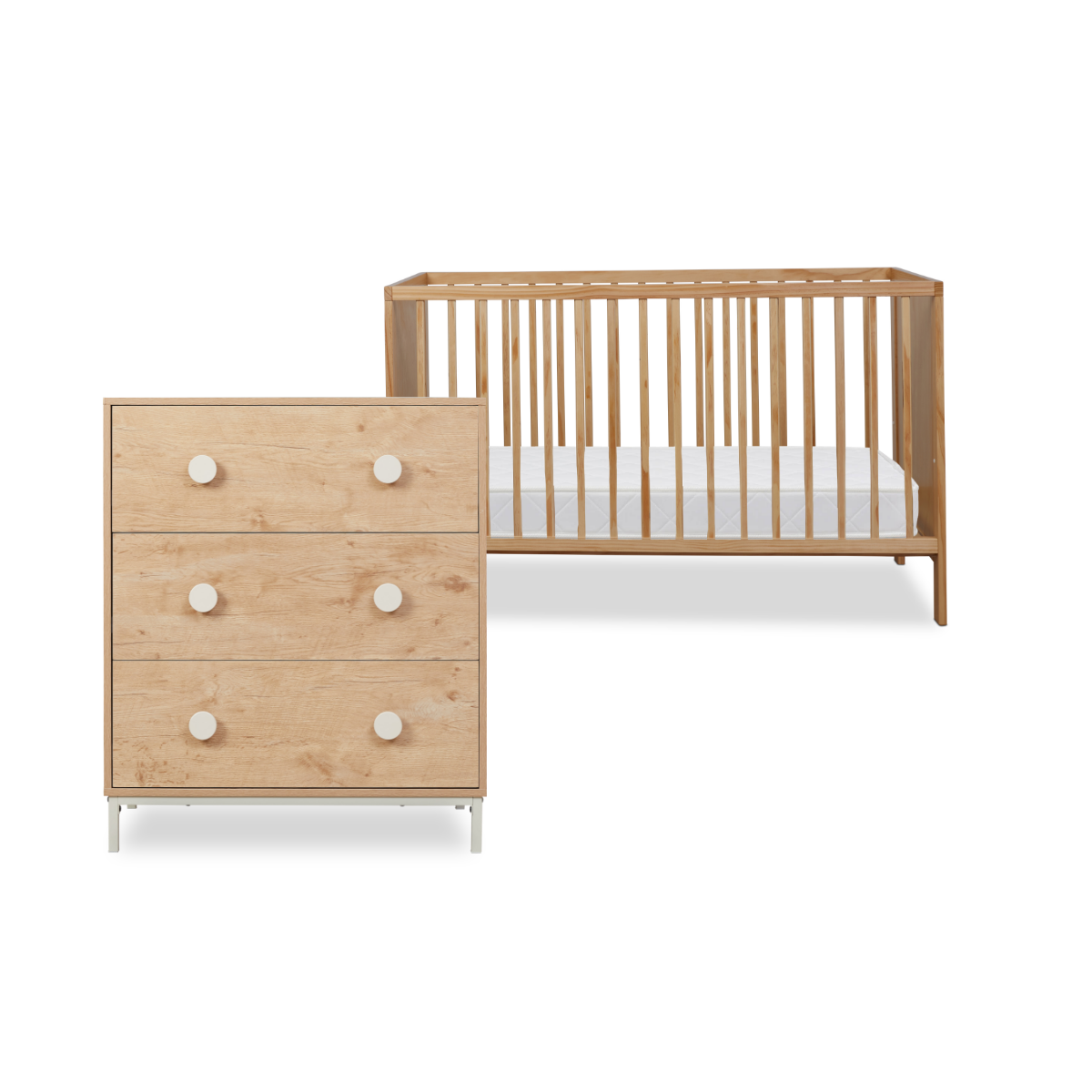 Aspiring Natural Three Piece Nursery Set